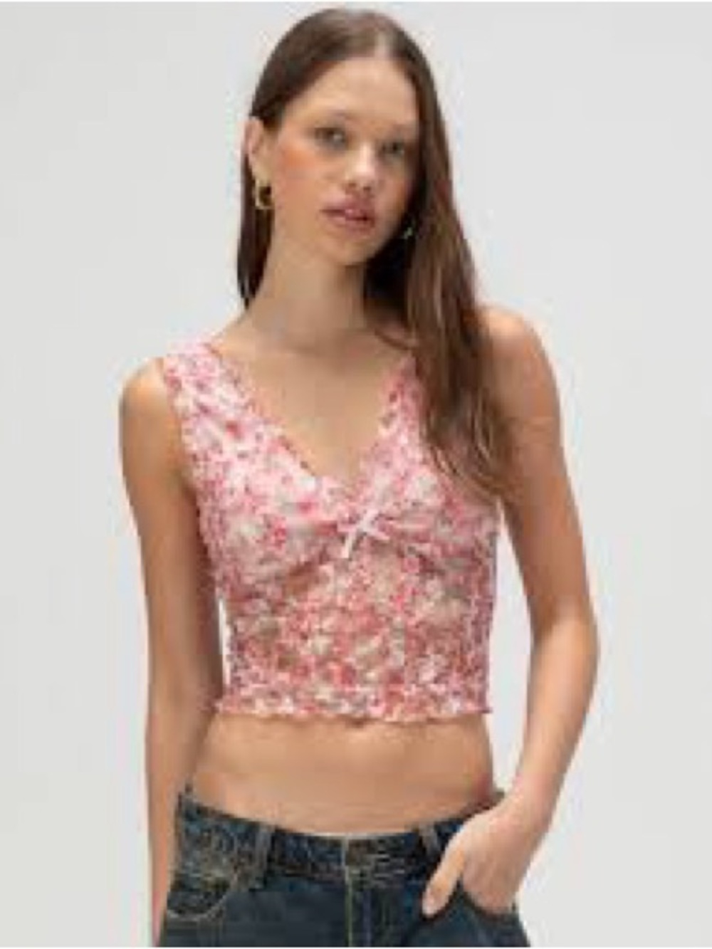 Full Tilt Lace Print Women's Cami